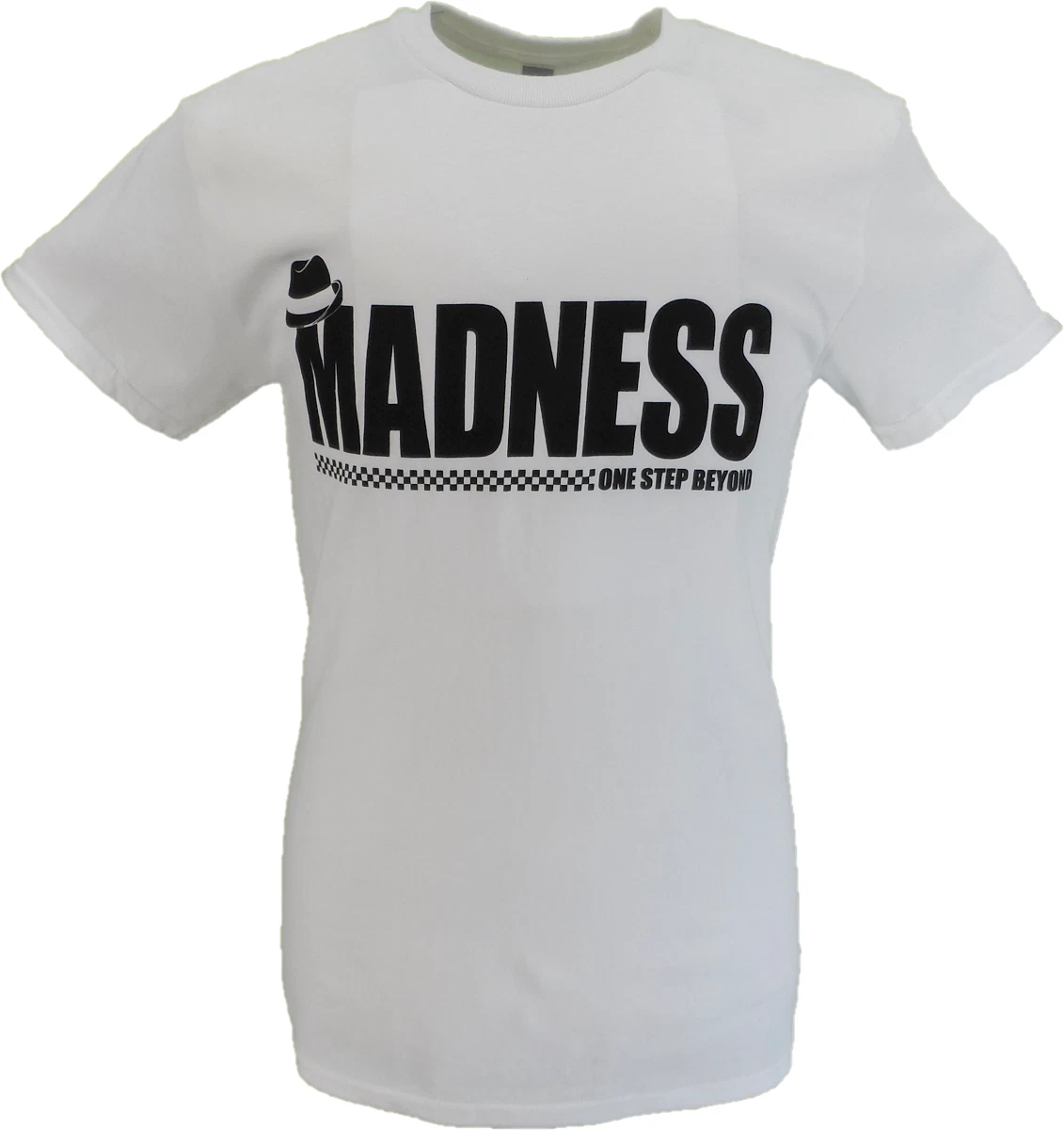 Mens White Official Madness Trilby Logo T Shirt