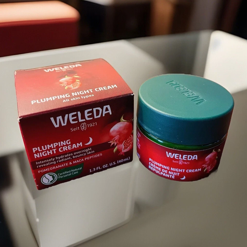 Crema de noche rellenadora para el cuidado facial WELEDA 1,3 OZ EXP 06/2026 Foto 4 de 4