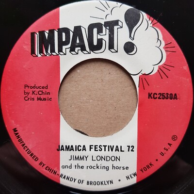 JIMMY LONDON & THE ROCKING  HORSE - JAMAICA FESTIVAL 72 (IMPACT) Mint