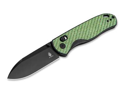 Kizer Drop Bear Nitro-V Green G10 &Carbon Taschenmesser Clutch Lock Grün V3619A4