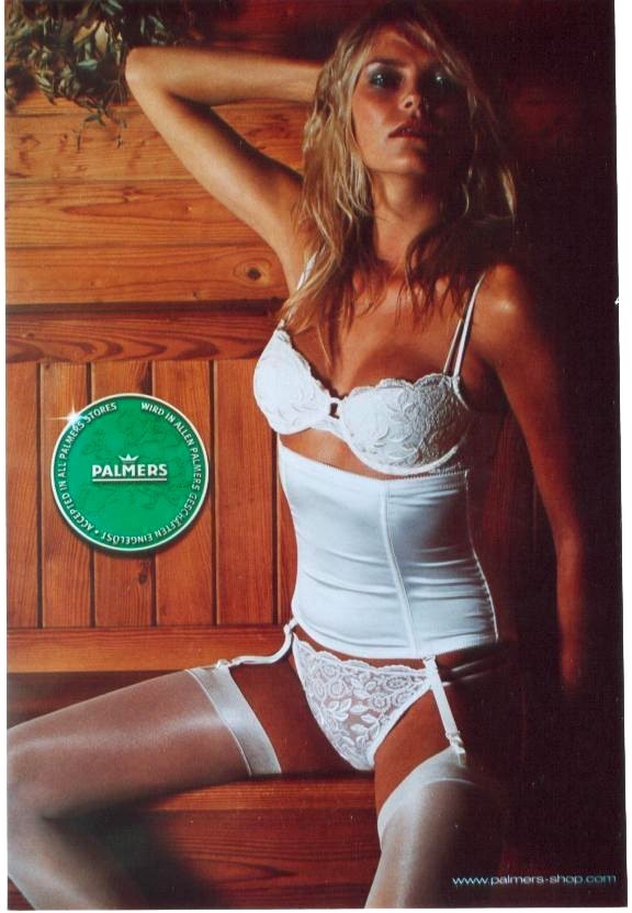Original vintage poster SEXY LINGERIE PALMERS