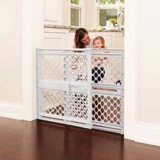 US Expandable 26"-42" Adjustable Baby Safety Gate Pet Dog Fence Doorway Hallway