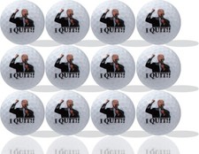 Joe Biden I Quit Golf Balls 12 pack - Perfect Gift Idea