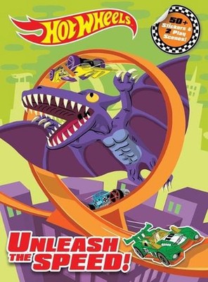 Hot Wheels: Unleash the Speed!: Panorama Sticker Book by Delaney Foerster (Engli