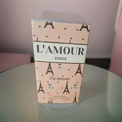 L'Amour Paris Eau De Parfum Spray Perfume for Women Floral Fragrance 3.4 FL OZ