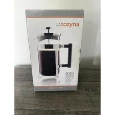 Cozyna French Press Coffee Maker, 34 oz, 8 Cup, 1 L, Eden