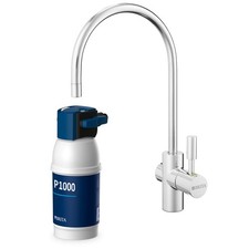 BRITA Wasserhahn mypure P1 K&uuml;chenarmatur mit Wasserfiltration, Chrom gl&auml;nzend