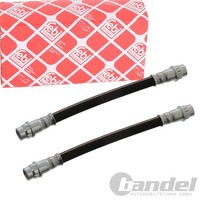 2X Febi Bilstein BremsschlÄUche Hinten Beidseitig Passend FÜR Renault Clio