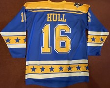 Brett Hull Autographed St. Louis Blues Hockey Alumni Sweater HoF BAS COA