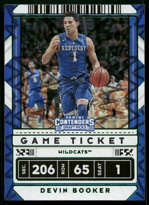 Devin Booker - 2020 Panini Contenders Draft Picks Basketball - Game Ticket #20