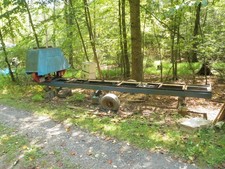 American Made Portable Sawmill Handyman Farmer Homesteader Budget Mill trailer