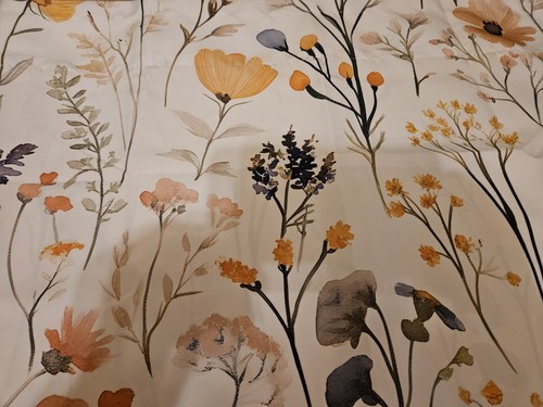 Blumen Frühlingsvolant, gelb & blau 53×18. Neu! - Bild 2 von 2