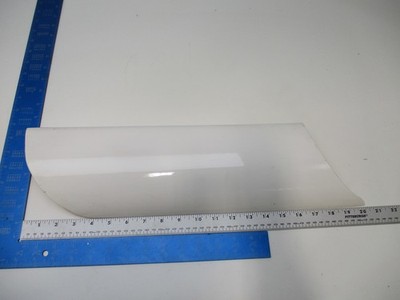 White Boat Rear Corner Plastic Blower Vent Cover Scoop 20 1/4'' X 5'' #1