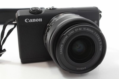 Canon EOS M200 15-45mm IS STM Kit schwarz, sehr guter Zustand