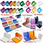 Dental Bur Holder Block Disinfection Box 10/15/16/24/30/56/100/142/152 Holes