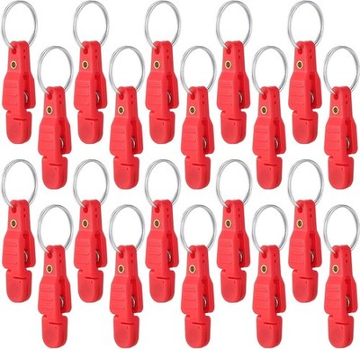 20 Pcs Heavy Tension Snap Release Clips for Weight Planer Board Kites Downrigger