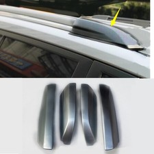4pcs Gray Car Roof Rack Rails End Cover For Toyota Highlander 2008-2013