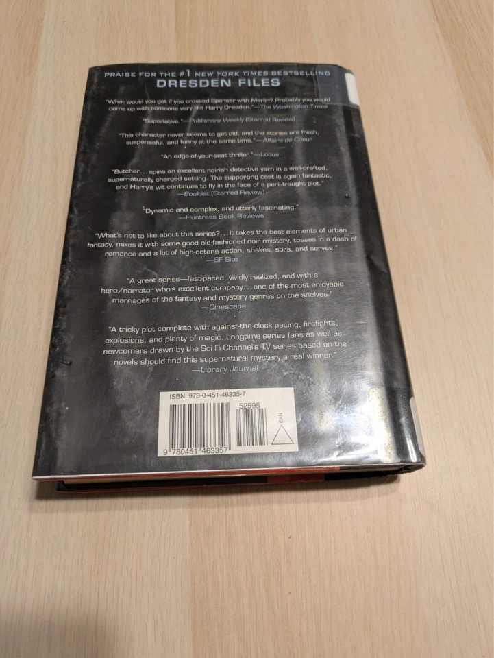 Blood Rites by Jim Butcher (2010, Hardcover) Acceptable/Ex-Library - Image 3 of 4