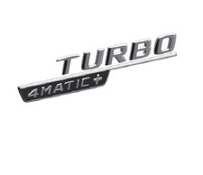 MERCEDES W213 AMG GT 290 rechts TURBO 4MATIC+ Kotfl&uuml;gelemblem