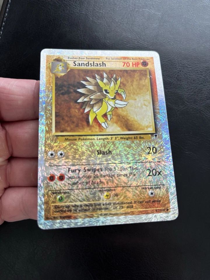 Sandslash 62/110 Legendary Collection Reverse Holo LP+/Mint. Minor Scratch - Image 4 of 4