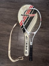 Dunlop Turbo Plus Tennis Racquet W/ Cover Case Graphite Fibers 4 3/8