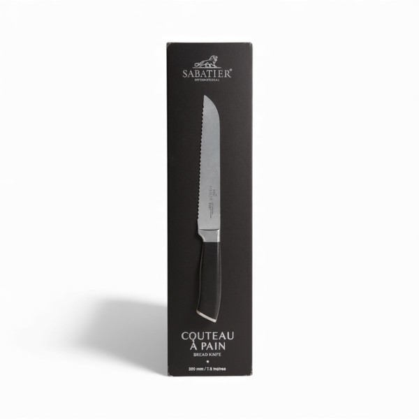 Sabatier Brotmesser Mit Wellenschliff KüChenmesser Kochmesser 34 Cm Edelstahl-image