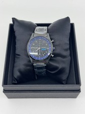 Unused SEIKO SEGA 65th Anniversary Collaboration Chronograph Men's Watch Black