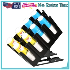 CMI Commercial Cup and Lid Holder, Coffee Cup Dispenser Organizer ,Paper Cup Hol