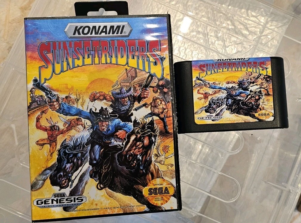 Sunset Riders en boite - Sega Megadrive