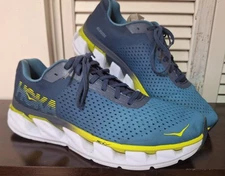 Hoka One One Elevon Mens Sz 10 Running Hiking Trail Comfort Shoes Blue Indigo