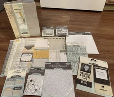 Lot of PinkPaislee Scrapbook/Junk Journal Elegant Artisan Collection Kit