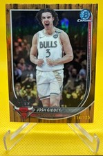 2025-26 Bowman Chrome Josh Giddey Floorboard Refractor /125 #BCV-72 Bulls