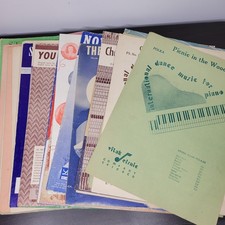 Lot Of 32 Vintage Sheet Music Polka, Classic, Teens, 20s, 30s, 40s 50s 60s Etc