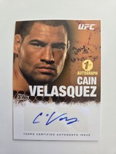 2010 Topps UFC Series Four Cain Velasquez 1st Auto 🔥