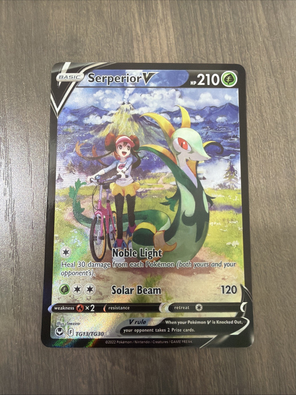 Pokemon TCG Serperior V TG13/TG30 Silver Tempest Trainer Gallery