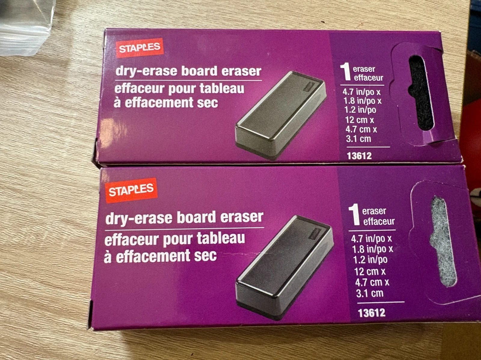 Staples Dry Erase board erasers