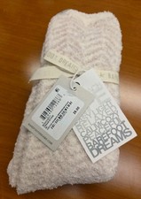 Barefoot Dreams CozyChic   Socks in Cream-Stone Ivory Herringbone Pattern