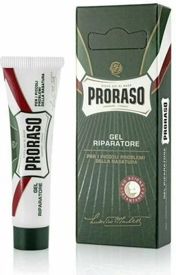 PRORASO Shave Cut Healing Repair Gel 10ml - Stiele bluten aus Rasiermessernicks & Cuts