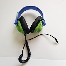 Vintage Leap Frog Schoolhouse Headphones Adjustable blue Green