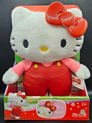 Simba 109280149 - Hello Kitty - Plüschfigur mit Licht und Sound, ca. 30 cm