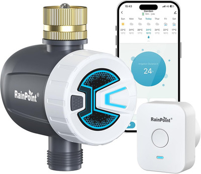 Wifi Water Timer, Sprinkler Timer for Garden Hose, Automatic Irrigation System