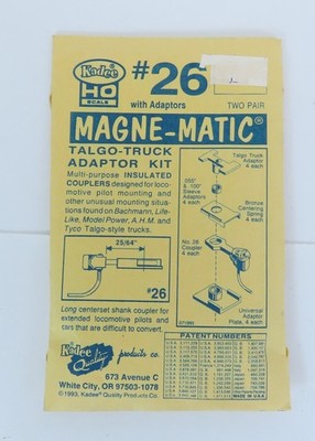 Magne-Matic Kupplung (zwei Paar) Spur HO / OO Kadee No 26