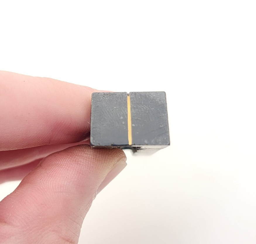 Vintage Unknown Manufacturer 3/4 Leaf Express Rear Sight Gold Centerlines