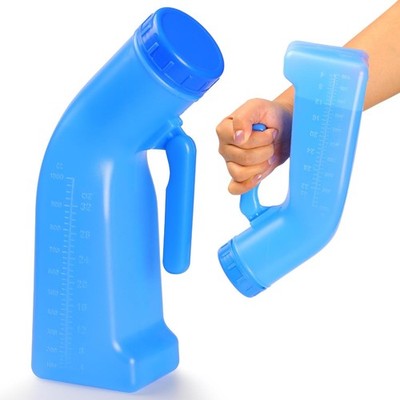 Urinal Bottle Male Urinals Portable Urine Bottle with Screw Lid 1200 ml
