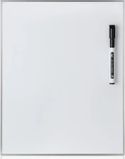Mr. Pen- Dry Erase Board, 14” x 11”, Silver Aluminum Frame with a Black Dry 
