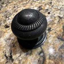 18 Knob Hill  PN0401C-PEW-C 37mm Roped Cabinet Hardware Knobs With Backplates