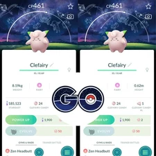 Pokémon Go - Shiny Clefairy Astronomical Observatory Background - Mini PTC 80k