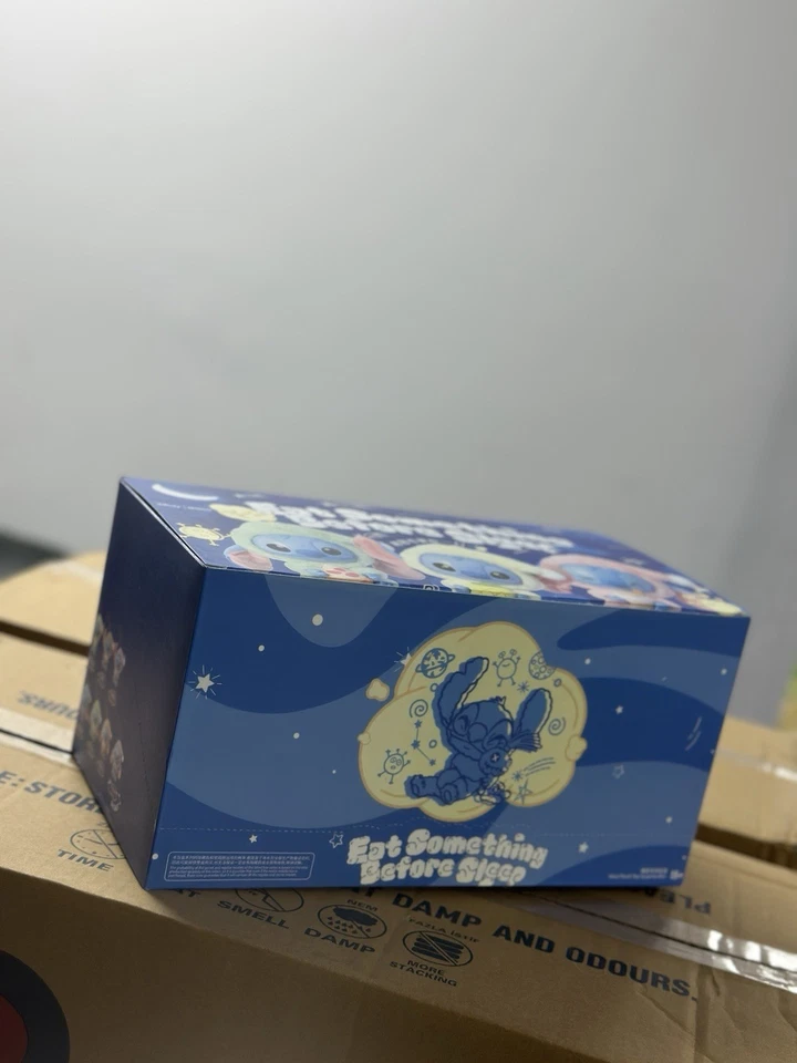 Miniso Stitch Eat Something Before Sleep Series Disney Figura Vinilo Caja Ciega Foto 3 de 3