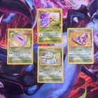 Pokemon Card Lot WOTC Vintage Grass Type Lot of 4 Bulbasaur LP-MP