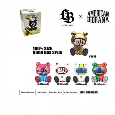 Liberty Walk x American Diorama Figures LB KUMA 100% 2.75  Blind Box BLKUMA05-1J